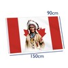 Canada Indigenous Induna Flag,3x5 FT Native American First Nations Leader