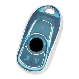 TANGSEN Smart Key Fob Case Cover Compatible with Buick Regal Sportback Encore Envision Lacrosse Regal Tourx 3 4 5 Button Keyless Entry Remote TPU Transparency Frosted Key Shell
