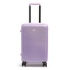 Vera Bradley Women's Hardside Rolling Suitcase Luggage, Purple Shimmer, 22"