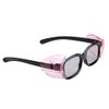 2 Pairs Safety Glasses Side Shields Large, Slip on Side
