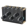 Agatige Mini Stereo Audio Mixer, Portable High Sensitivity Low Noise