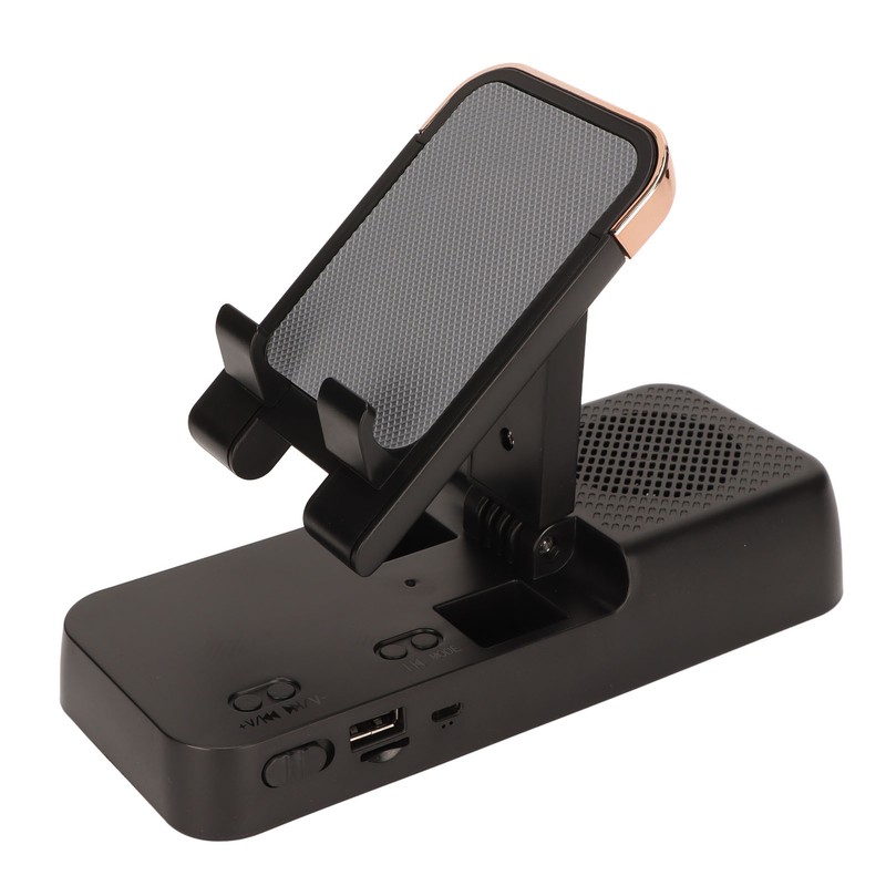 Phone Stand Bluetooth Speaker Prevent Slip HD Stereo Cellphone Holder