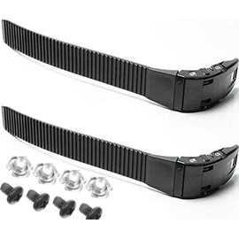 Yerleomit Pack of 2 Universal Inline Skate Shoes Strap with Buckle Screws, Replacement Inline Roller Skates Shoes Roller Skates Energy Strap Skating Shoes Energy Strap Energy Medium Skates