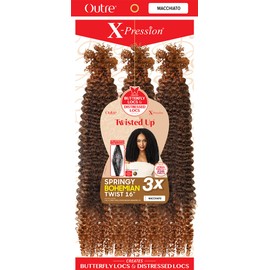 Outre Xpression Twisted Up Springy Bohemian Twist 3X 16 (MACCHIATO)