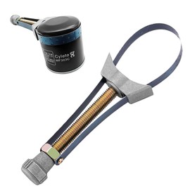Ölfilterschlüssel mit verstellbarem Riemen, Ölfilterschlüssel mit Metallband, Riemenschlüssel zum Entfernen, Ölfilter Ausbau, universelles Werkzeug zum Entfernen des Filters, Für Öl,Auto,Lkw,Motorrad