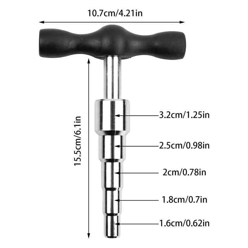 Calibration Mandrel, T Calibrator, Pipe Calibration, Metal Calibrator, Universal Pipe
