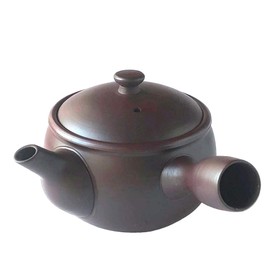 四日市 Thousand Old Grilled 急須 e074 a Purple Mud