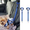 PawsPawty 2 Pack Headrest Dog Car Safety Seat Belt Adjustable