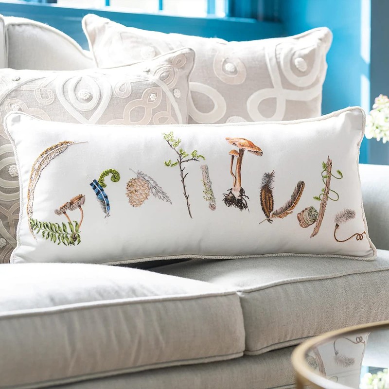 Juliska Forest Walk Gratitude 12" x 27" Pillow