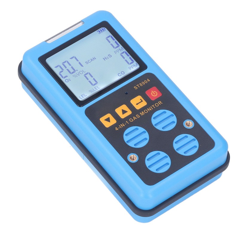 Gas Monitor 4 in 1 CO H2S O2 LEL Accurate