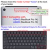 Sanfulin Keyboard Cover for MacBook Pro 14''/16'' (A2442 A2779 A2918
