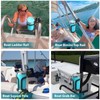 Boat Rail Cup Holder - Fits Bimini Top Rail/Grab Bar/Pontoon