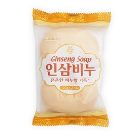 Ginseng Soap 100g x 2 Packs, Facial Soap, Beauty Soap, Cosmetic Soap, Bath Soap 50ea