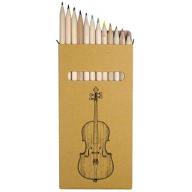 12 x 'Cello Instrument' Long 178mm Coloured Pencils/Pencil Set (PE00067947)