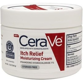 CeraVe Itch Relief Moisturizing Cream Tub, 12 Ounce