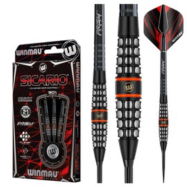 WINMAU Sicario 21 g Professional Tungsten Darts Set with Flights and Shafts