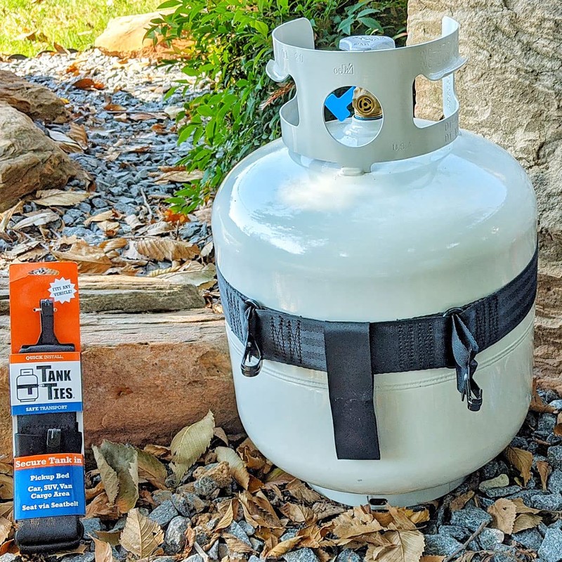 Tank Ties® Propane Tank Strap | Secures 20lb Tanks in