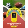 HYVOHEX Mini Electric Ball Pump with Needle for Sports Balls