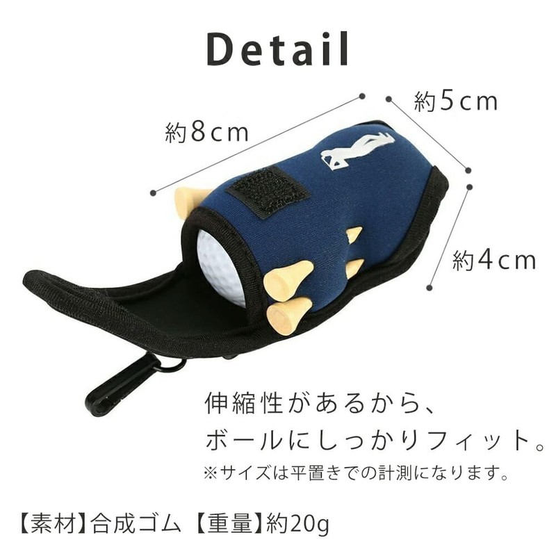 mitas Golf Pouch Black Golf Ball Pouch Ball Case Golf