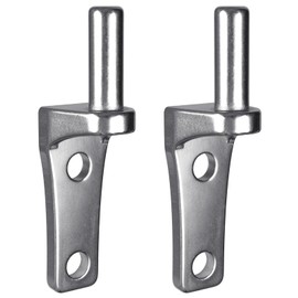 Insaga Cast Gate Hinges, 304 Stainless Steel Heavy Duty Gate Hinges, One Piece Gate Hinges Heavy Duty, 2pcs Wall Mount Gate Hinge for Wood Gate, Gate Hardware Hinge Outdoor Farm Gate Hinge with 5/8''