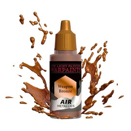 The Army Painter Warpaint Air Metallics Weapon Bronze - Acrylic Non-Toxic Heavily Pigmented Water Based Paint for Tabletop Roleplaying, Boardgames, and Wargames Miniature Model Painting