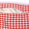 Herb Cushion 30 x 20 cm Red/White + Organic Inlet