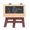 10Pcs Miniature Small Blackboard Easel Realistic Lovely Dollhouse Small Chalkboards
