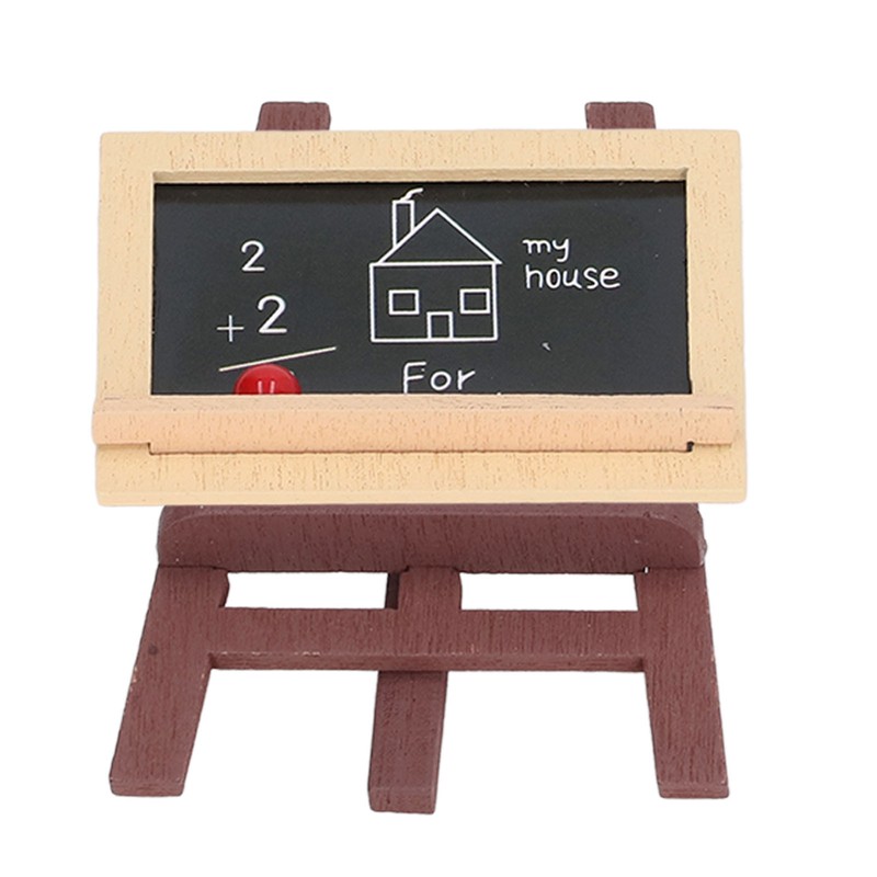 10Pcs Miniature Small Blackboard Easel Realistic Lovely Dollhouse Small Chalkboards