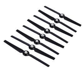 Hooshion 4 Pairs Propellers Rotor Blade Sets A & B for YUNEEC Q500 Q500M Q500+ Q500 4K Typhoon G RC Air Force Airplane Helicopter Propeller Quadcopter Drone(Black)
