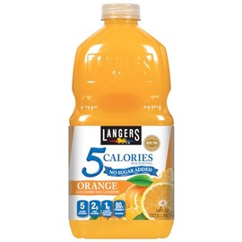 Langers 5 Calorie Orange Juice Cocktail, 64 Fl Oz (Pack of 8)