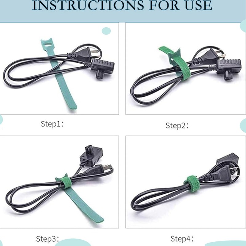 Roczential 100 reusable zip ties | 5 colors of heavy-duty