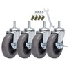DICASAL Stem Casters with Imperial 3/8-16x25mm Stem Thread Heavy Duty