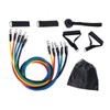 11pcs/set Latex Resistance Bands Multifunction Elastic Exercise Resistance Bands Expander