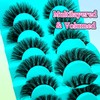 7 Pairs of 3D False Eyelashes, Cat Eye, Fluffy Volume,