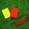 Raheem Pack of 10 Referee Cards, PVC Red Card, Yellow