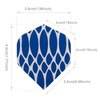Deetenks 120PCS Dart Flights 24 Sets Durable Standard PET Dart