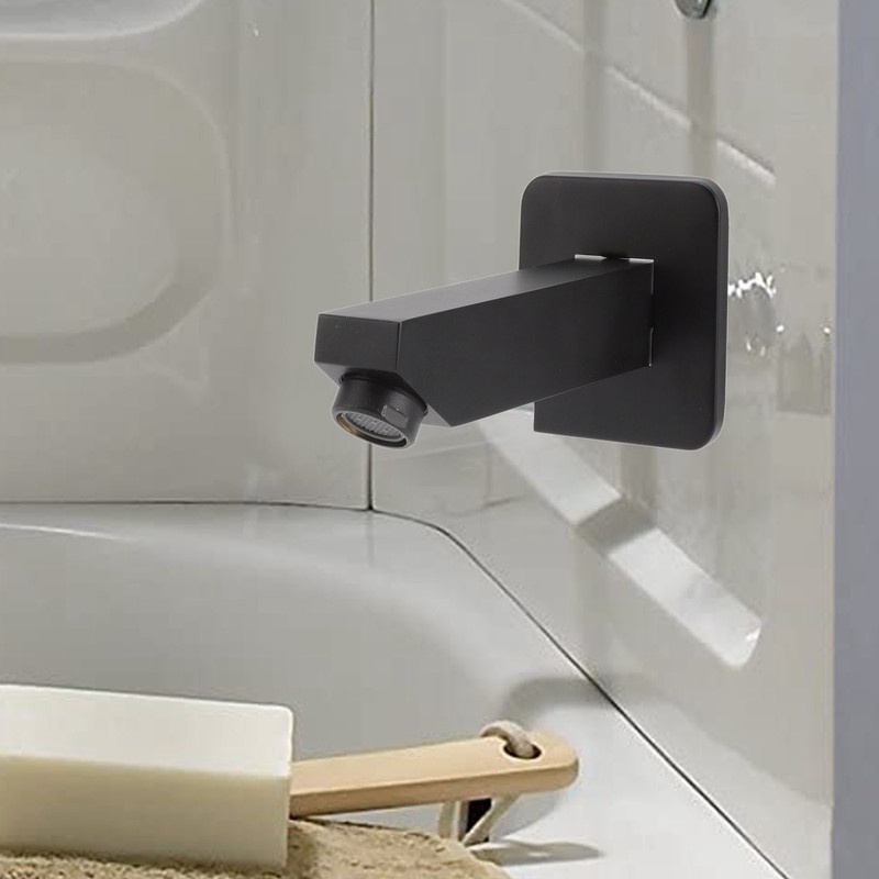 G1/2 Copper Bathtub Faucet Concealed Seamless Bathroom Tub Spout for