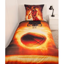 Herding Wow All-In-One Outlet 24 Bed Linen Smooth Basketball On Fire World Champion 135 x 200 cm