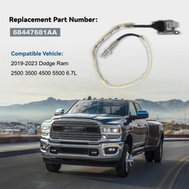 LYM Apex 68447681AA Nitrogen Oxide Sensor Compatible with Dodge Ram 2500 3500 4500 5500 6.7L 2019-2023, Nitrogen Oxide Nox Sensor Replace 68447681AA, Better Quality