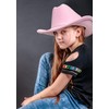 Jastore Kids Western Cowboy Hat for Girl Boy Wide Brim