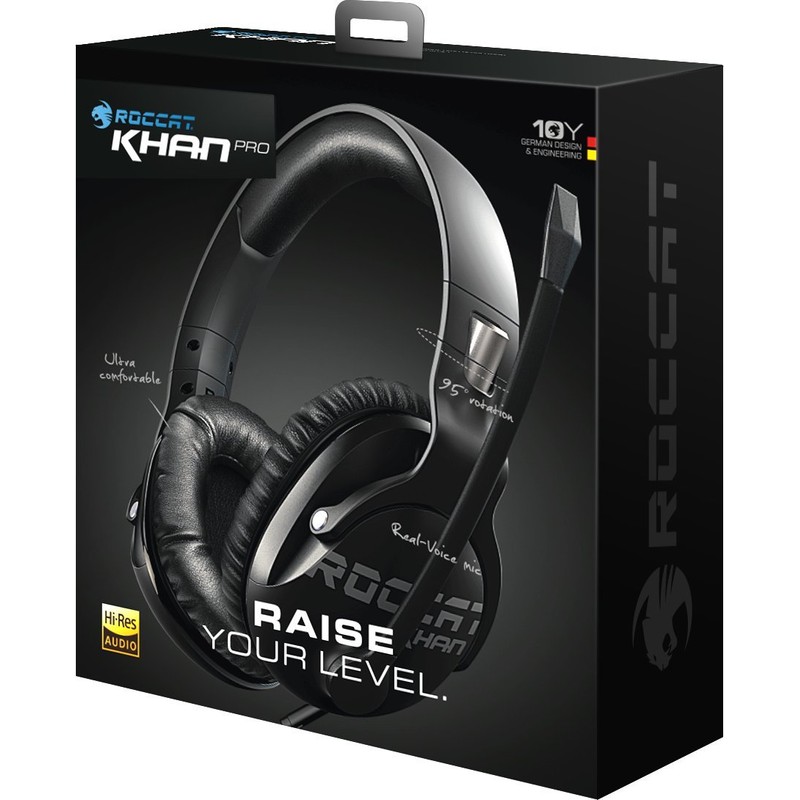 Roccat Khan Pro Competitive High Resolution Gaming Headset | Black