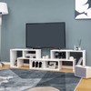 LOKO 3 Pieces Cube TV Stand, Modern Entertainment Center for
