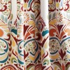 Lush Decor Clara Curtains Paisley Damask Print Bohemian Style Light