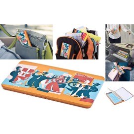 1 x Hygiene Box Gift / Gift for 1-5 Masks 19.0 x 9.5 cm Modern Box Ideal for Travel, Shopping, Car, Nursery, School, Office, Travel