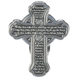 Cathedral Art (Abbey & CA Gift Auto Visor Clip, Irish Prayer Cross