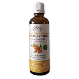 Face & Body Oil Organic Argan & Organic Sea Buckthorn Vitalising 75 ml Organic & Vegan