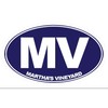 CafePress MV Martha's Vineyard Oval Car Magnet, Euro Oval Bumper