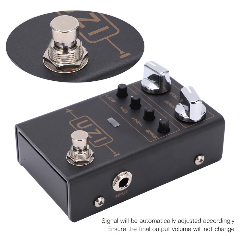 Distortion Pedal Electric Guitar Effector High Gain Heavy Music Adjustment
