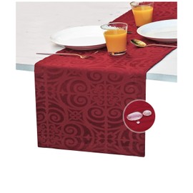 Red Table Runner 72 inch, Cranberry Dresser Scarf, Outdoor Coffee Table Runner, Burgundy Dining Spill-Proof Table Runners Waterproof, Crimson Dinner Parties, Decor Thanksgiving, Holiday, Christmas