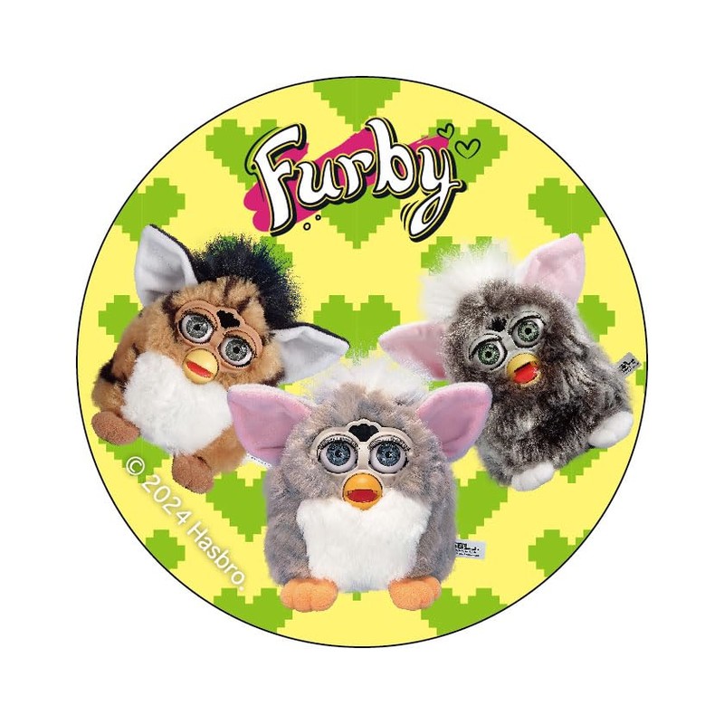 Furby Magikaru Department Store Tin Badge 4